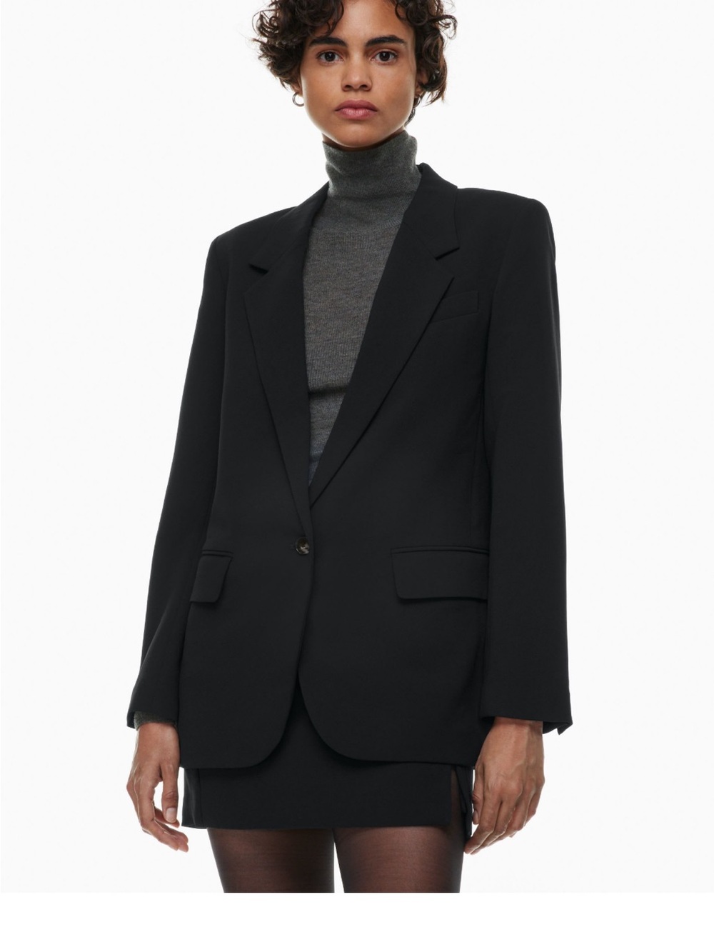 Wilfred Generation Classic Black Single-Button Blazer
